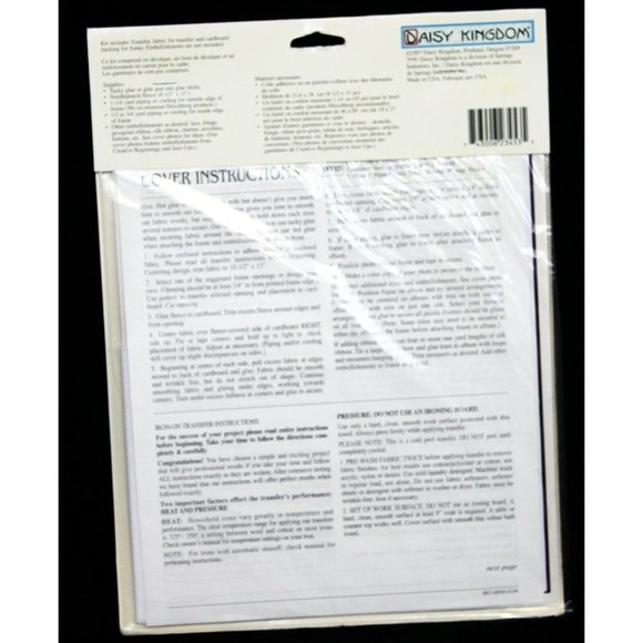 Vtg Daisy Kingdom Keepsake Cover Memory Book Embellishment Kit Wish U Were Here - Picture 5 of 7